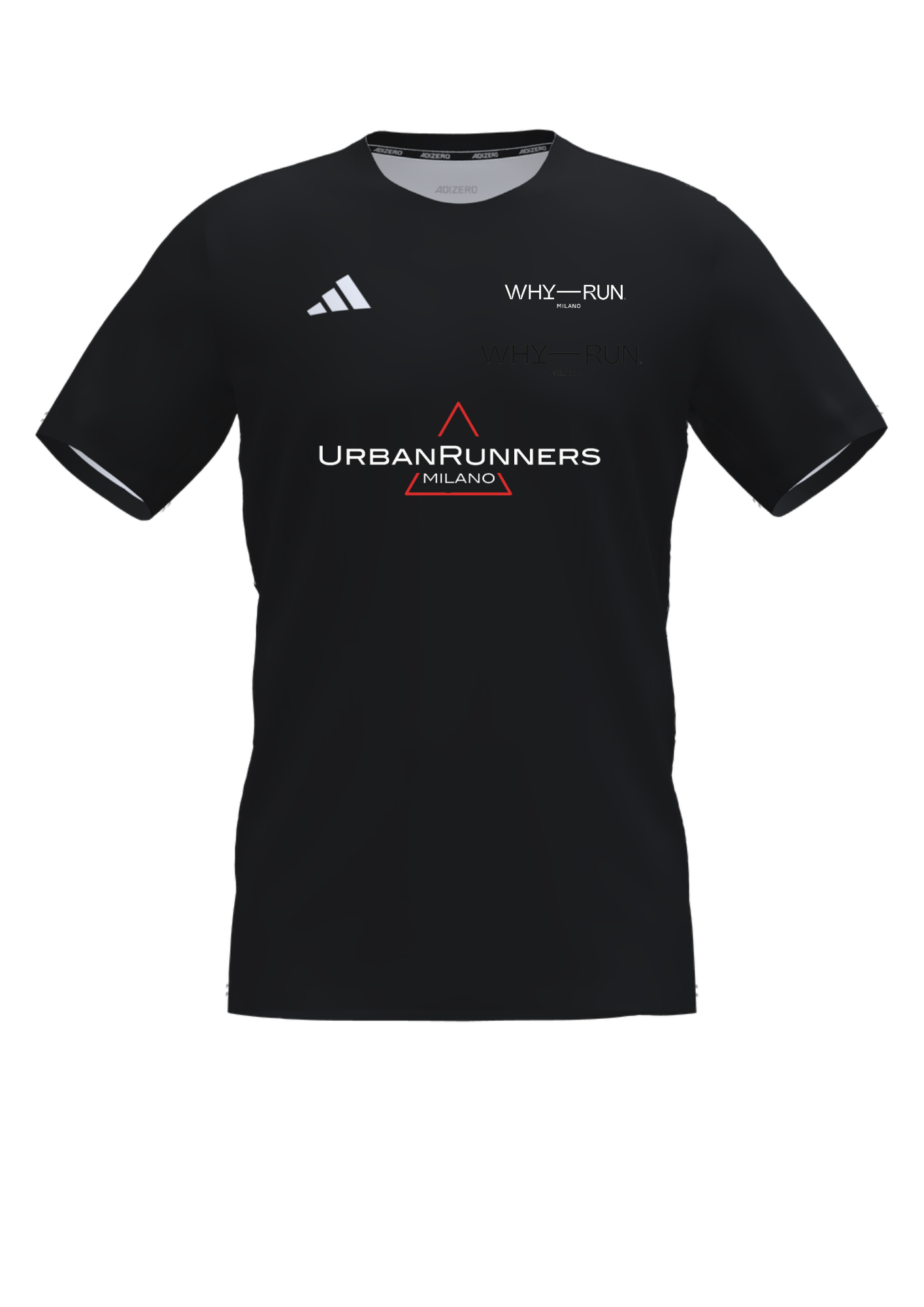 Maglietta nera Adidas uomo
